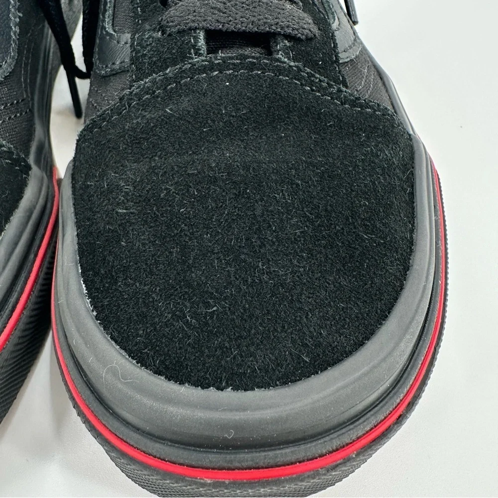 Vans Old Skool Flame Wall Collection Unisex Black Skate Shoes Size M-7, W-8.5